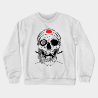 Kawaii Japanese Anime Skeleton Sushi Halloween Crewneck Sweatshirt